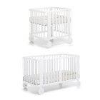 Sistema sonno evolutivo Evo culla bianco + kit lettino bianco