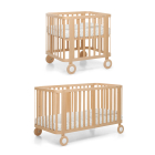 Système de literie évolutif Evo : berceau naturel + kit de lit bébé naturel