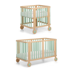 Sistema sonno evolutivo Evo culla menta + kit lettino menta