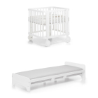 Sistema sonno evolutivo Evo culla bianco + kit junior bianco