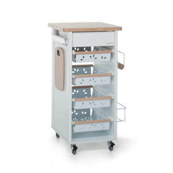 Carrello da cucina in legno Bistrot