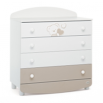 Dolcecuore decorated chest of drawers