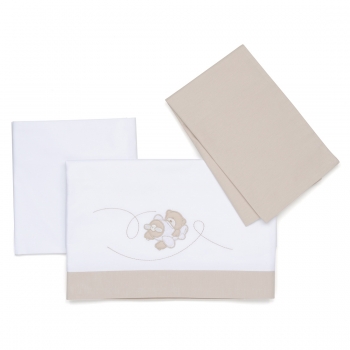 Completo lenzuolino in cotone Babyfly