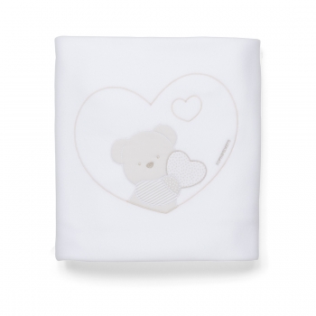 Dolcecuore fleece cot blanket