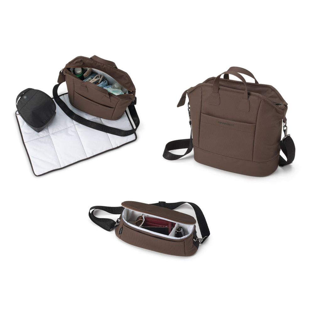 Elegant, borsa mamma con fasciatoio / Chic, pochette organizer (vendute separatamente)