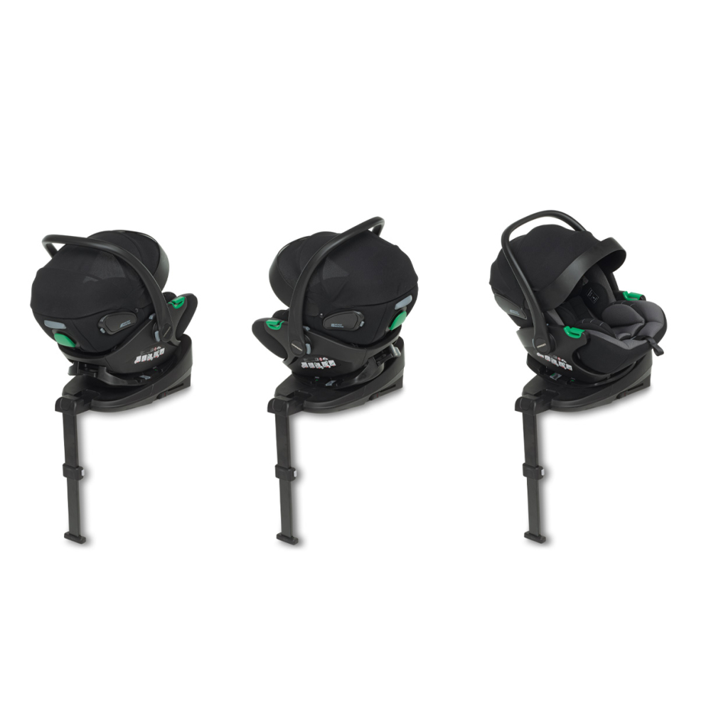 Sistema con seduta girevole “Easy positioning” quando abbinato alla base rotante Rek i-Size (venduta separatamente)