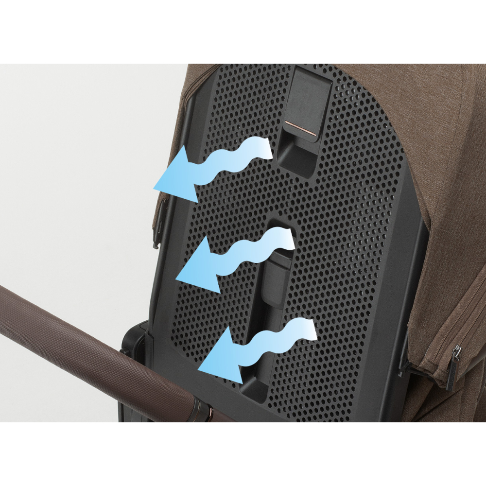 Schienale con sistema di aerazione “Air Flow”