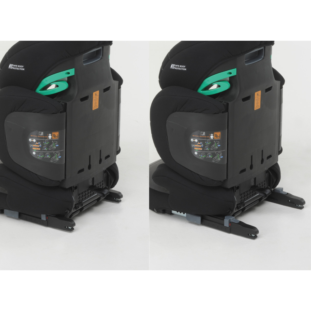 Duo Fix doppia omologazione di aggancio con e senza ISOFIX