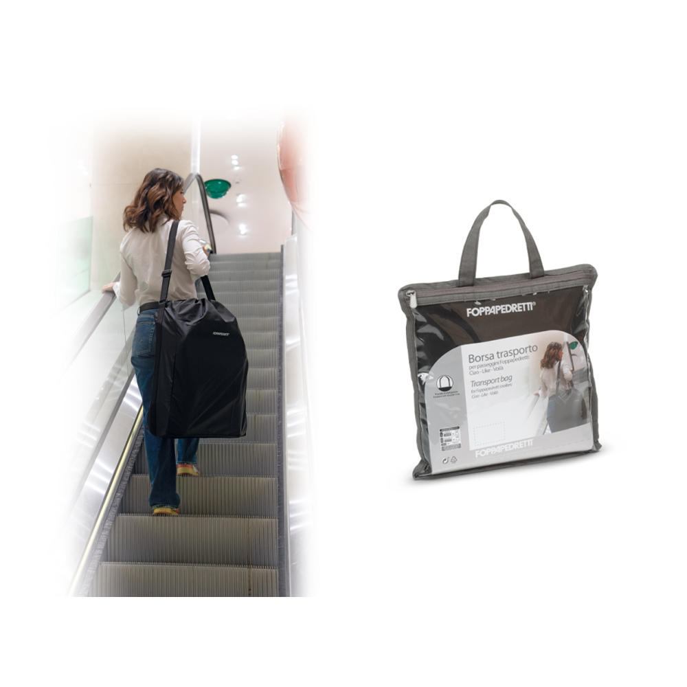 Pratica borsa di trasporto (acquistabile separatamente)
