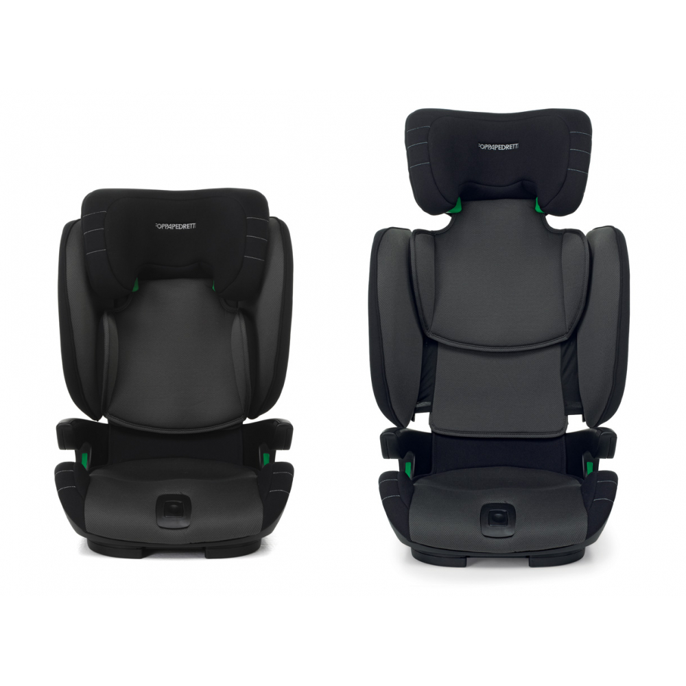 Adjustable headrest height and adjustable backrest width